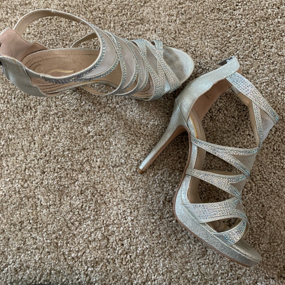 Silver heels